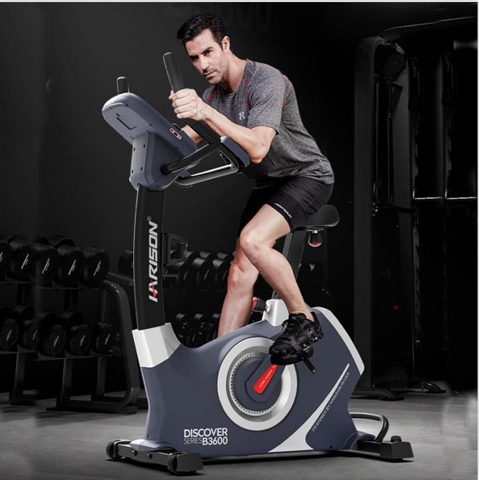 美国汉臣健身器材磁控健身车室内运动自行车机健身房静音动感单车B3600