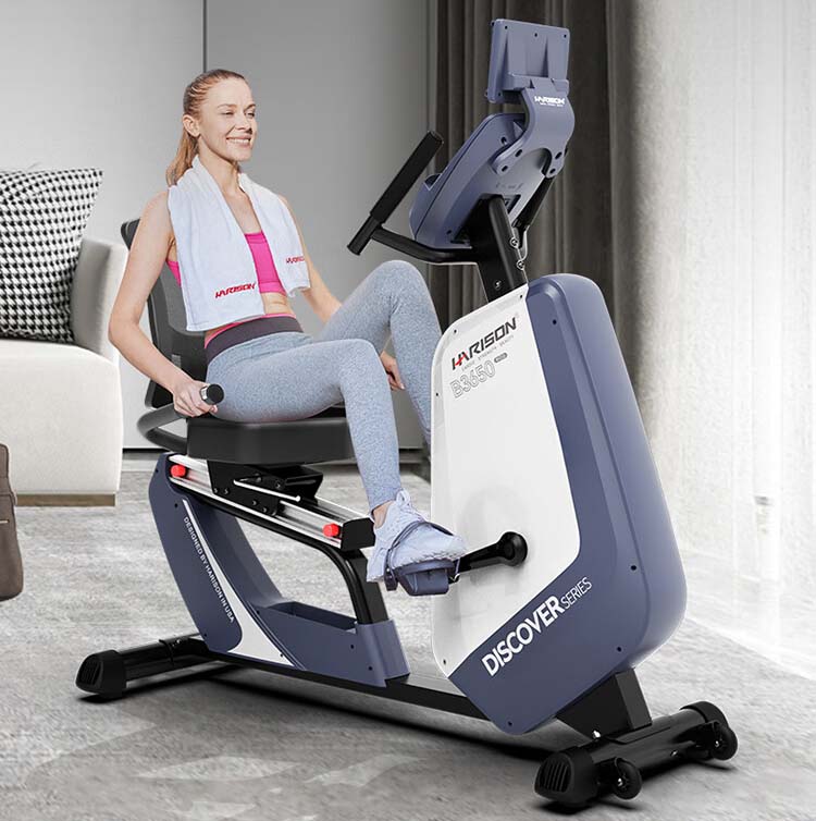 HARISON汉臣动感单车家用智能卧式健身车康复脚踏车Discover B3650eco