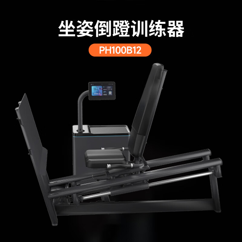 GYMGEST商用健身运动器械深蹲飞鸟训练坐姿高拉训练器 源动智慧 坐姿蹬腿训练PH100B12