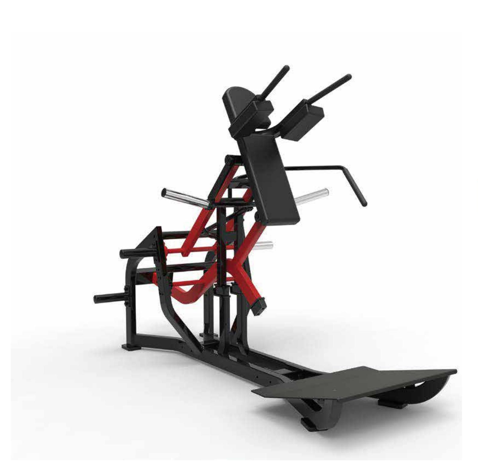 速尔CURE立式下蹲综合训练器（哈克深蹲机）C820